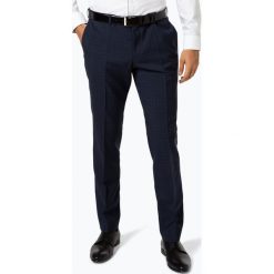 HUGO - Męskie spodnie od garnituru modułowego – Getlin182, niebieski. Niebieskie spodnie męskie HUGO, s, w kratkę, eleganckie. Za 599,95 zł.