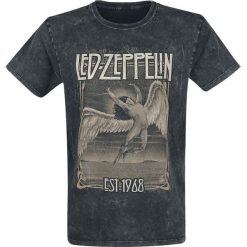 T-shirty męskie: Led Zeppelin Faded Falling T-Shirt czarny