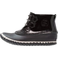 Botki damskie lity: Sorel OUT `N ABOUT RAIN Botki sznurowane black