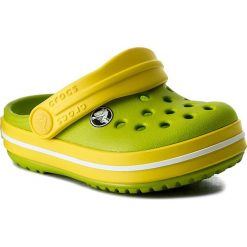 Sandały chłopięce: Klapki CROCS – Crocband Clog K 204537 Volt Green/Lemon
