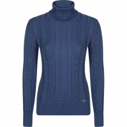 Sweter w kolorze niebieskim. Niebieskie golfy damskie Giorgio di Mare, xs, z dzianiny. W wyprzedaży za 152,95 zł.