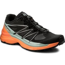 Buty SALOMON - Wings Pro 3 401471 27 G0 Black/Scarlet Ibis/Lead. Czarne buty do biegania męskie Salomon, z materiału, na sznurówki. W wyprzedaży za 379,00 zł.