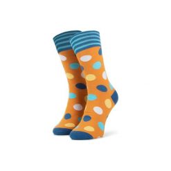 ACCCESSORIES SKARPETY MĘSKIE 079 UB174. Pomarańczowe skarpetki męskie ACCCESSORIES, bez wzorów, z bawełny. Za 14,99 zł.