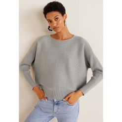 Mango - Sweter Widie. Szare bez kategorii marki Mango, s, z poliesteru, z okrągłym kołnierzem. Za 139,90 zł.