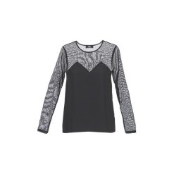 T-shirty z krótkim rękawem Le Temps des Cerises ALANNAH. Czarne t-shirty damskie Le Temps Des Cerises, l, bez wzorów, bez kołnierzyka. Za 77,70 zł.