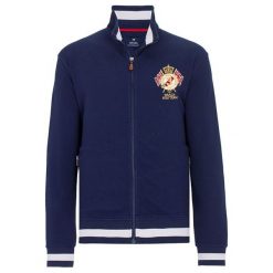 AUDEN CAVILL bluza męska M ciemnoniebieska. Niebieskie bluzy męskie Auden Cavill, m, bez wzorów, eleganckie, bez kołnierzyka, bez rękawów, bez kaptura. Za 189,00 zł.