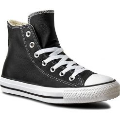 Trampki CONVERSE - Ct Hi 132170C Black. Czarne półbuty damskie Converse, bez wzorów, ze skóry, bez zapięcia. W wyprzedaży za 269,00 zł.