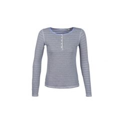 T-shirty z krótkim rękawem Maison Scotch LONG SLEEVES NAVY TOP. Niebieskie topy damskie marki Maison Scotch, s, bez wzorów, bez kołnierzyka. Za 309,00 zł.