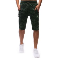 Spodenki i szorty męskie: Spodenki dresowe męskie woodland camo (sx0606)