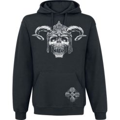 Bluzy męskie: Black Premium by EMP Ride To Asgard Bluza z kapturem czarny
