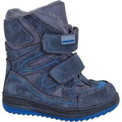 Protetika buty zimowe za kostkę chłopięce Fari 19 niebieski. Niebieskie buty chłopięce zimowe Protetika, ze skóry, za kostkę, bez zapięcia. Za 175,00 zł.