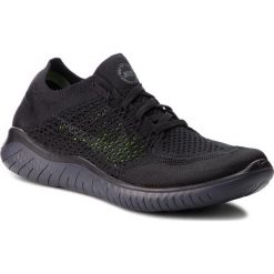 Buty NIKE - Free Rn Flyknit 2018 942838 002 Black/Anthracite. Czarne buty do biegania męskie marki Asics, z kauczuku. W wyprzedaży za 409,00 zł.