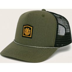 Element - Czapka. Zielone czapki męskie Element, z aplikacjami, z bawełny. Za 119,90 zł.