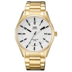 Zegarek Q&Q Męski QA54-004 Sportowy złoty. Żółte zegarki męskie Q&Q, złote. Za 99,00 zł.
