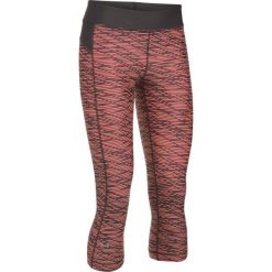 Under Armour Spodnie Hg Ar Pr Capri Lon Or Charcoal Met Sil. Szare spodnie sportowe damskie marki Under Armour, z tkaniny, na fitness i siłownię. W wyprzedaży za 139,00 zł.