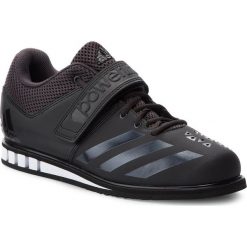 Buty adidas - Powerlift.3.1 BA8019 Utility Black/Core Black/Footwear White. Czarne buty sportowe męskie Adidas, ze skóry ekologicznej, bez zapięcia, na fitness i siłownię. Za 449,00 zł.