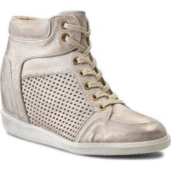 Sneakersy CARINII - B3349 Dave Met.6715. Żółte botki damskie marki Carinii, ze skóry. W wyprzedaży za 249,00 zł.