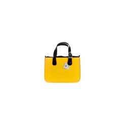 TORBA MEDIUM PRIMA YELLOW. Żółte torebki klasyczne damskie marki Doubleu bag, bez wzorów. Za 269,00 zł.