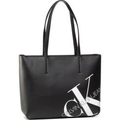 Torebka CALVIN KLEIN JEANS - Shopper 29 K60K606859 BDS. Czarne torby damskie na zakupy Calvin Klein Jeans, bez wzorów, z jeansu, bez dodatków. Za 539,00 zł.