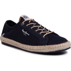 Espadryle PEPE JEANS - Tourist Island PMS10285 Navy 595. Niebieskie espadryle męskie Pepe Jeans, bez wzorów, z jeansu. Za 279,00 zł.
