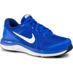 Buty NIKE - Dual Fusion x 2 (GS) 820305 400 Racer Blue/White/ Dp Ryl Bl/Wht. Niebieskie półbuty chłopięce Nike, na sznurówki. W wyprzedaży za 189,00 zł.