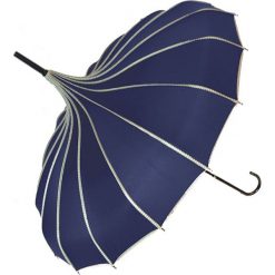 Parasole: Parasol „Pagoda” w kolorze granatowym