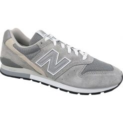 Szare Buty New Balance M CM996BG. Szare buty sportowe męskie New Balance, ze skóry, bez zapięcia. W wyprzedaży za 409,00 zł.
