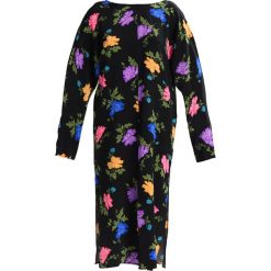 Sukienki: Topshop BOUTIQUE BATWING FLORAL DRESS Długa sukienka black