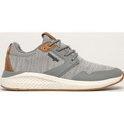 Wrangler - Buty. Szare sneakersy męskie Wrangler, ze skóry, na sznurówki. W wyprzedaży za 219,90 zł.