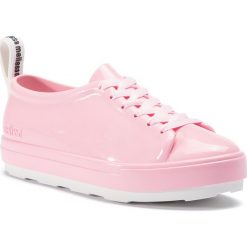 Półbuty MELISSA - Be Rainbow Ad 32637 Pink/White 50552. Różowe półbuty damskie Melissa, na co dzień, bez wzorów, z tworzywa sztucznego, bez obcasa, na płaskiej podeszwie, bez zapięcia. W wyprzedaży za 229,00 zł.