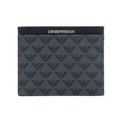 Etui w kolorze czarnym na karty. Czarne portfele męskie Michael Kors, Guess, Calvin Klein, bez wzorów, ze skóry. W wyprzedaży za 229,95 zł.