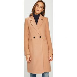 Vero Moda - Płaszcz. Brązowe płaszcze damskie marki Vero Moda, s, z elastanu, klasyczne. Za 259,90 zł.