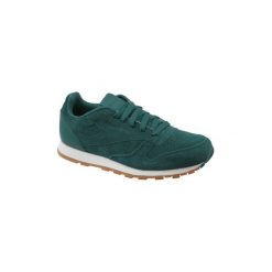 Buty Dziecko Reebok Sport CL Leather SG CM9079. Zielone trampki dziewczęce Reebok Sport, bez wzorów, sportowe, bez zapięcia. Za 199,99 zł.