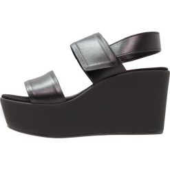Rzymianki damskie: GStar CORESTRAP FLATFORM Sandały na obcasie black
