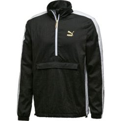 Bluza ze stójką. Czarne bluzy męskie rozpinane marki Puma, l, z długim rękawem, długie. Za 288,08 zł.