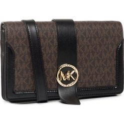 Torebka MICHAEL MICHAEL KORS - Mk Charm 32S0G00C8B Brown/Blk. Pomarańczowe listonoszki damskie MICHAEL Michael Kors, bez wzorów, ze skóry, bez dodatków. Za 1049,00 zł.
