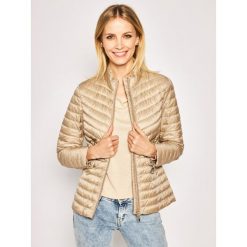 Kurtka puchowa Geox Myluse W0225D T2412 F5186. Brązowe kurtki damskie Geox, bez wzorów, z poliesteru, bez kaptura. W wyprzedaży za 659,00 zł.