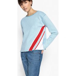 Kardigany damskie: Sweter, dekolt w łódkę, cienka dzianina