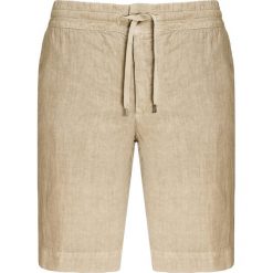 Szorty ALBERTO HOUSE K - PURE LINEN. Brązowe kąpielówki męskie Alberto, z aplikacjami. W wyprzedaży za 320,00 zł.