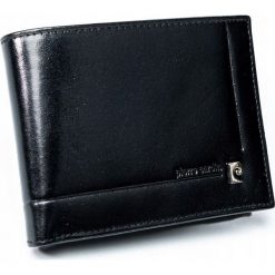 PORTFEL MĘSKI SKÓRZANY PIERRE CARDIN EKSKLUZYWNY. Pomarańczowe portfele męskie Pierre Cardin, bez wzorów, z materiału. Za 119,00 zł.