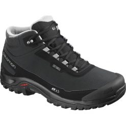 Salomon męskie buty Shelter Cs Wp Czarny/Szary 46.0. Szare buty zimowe sportowe męskie Salomon, na zimę, bez zapięcia. W wyprzedaży za 385,00 zł.