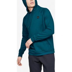 Under Armour Rival Bluza Niebieski Zielony. Niebieskie bluzy męskie Under Armour, xs, bez wzorów, z bawełny, bez kołnierzyka, bez rękawów, bez kaptura. Za 240,95 zł.
