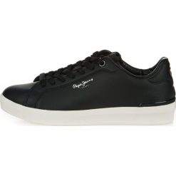 Pepe Jeans tenisówki męskie Roland Engineered PMS30555 44 czarne. Czarne trampki męskie Pepe Jeans, bez wzorów, z jeansu, bez zapięcia. Za 419,00 zł.