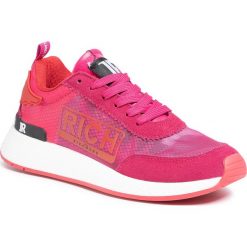 Sneakersy JOHN RICHMOND - 1236 A Fuxia. Różowe półbuty damskie John Richmond, na co dzień, bez wzorów, ze skóry, bez obcasa, na płaskiej podeszwie, bez zapięcia. W wyprzedaży za 579,00 zł.