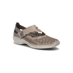 RIEKER 413G4-42. Szare półbuty damskie Rieker. Za 249,99 zł.