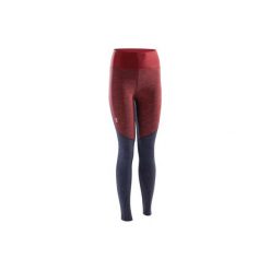 Legginsy wspinaczkowe damskie. Czerwone legginsy dziewczęce SIMOND, bez wzorów, z elastanu. Za 69,99 zł.