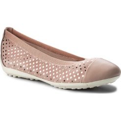Baleriny GEOX - J Piuma Bal A J82B0A 007BC C8011 Rose. Różowe baleriny damskie marki Geox, ze skóry. W wyprzedaży za 199,00 zł.