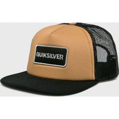 Quiksilver - Czapka. Żółte czapki męskie Quiksilver, bez wzorów, z bawełny. W wyprzedaży za 79,90 zł.