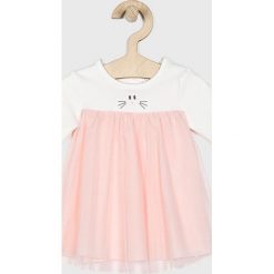 Blukids - Sukienka dziecięca 56-74 cm. Różowe sukienki dziewczęce Blukids, bez wzorów, z elastanu, casualowe, bez rękawów, mini, rozkloszowane. W wyprzedaży za 59,90 zł.