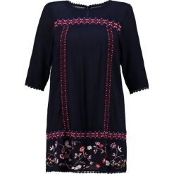 Tuniki damskie: Evans EMBROIDERED Tunika navy